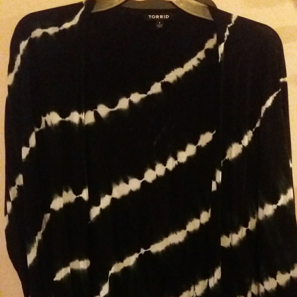 Tie Dye open front cardi